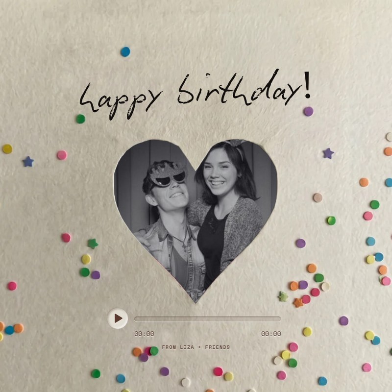 Birthday Arts & Crafts card